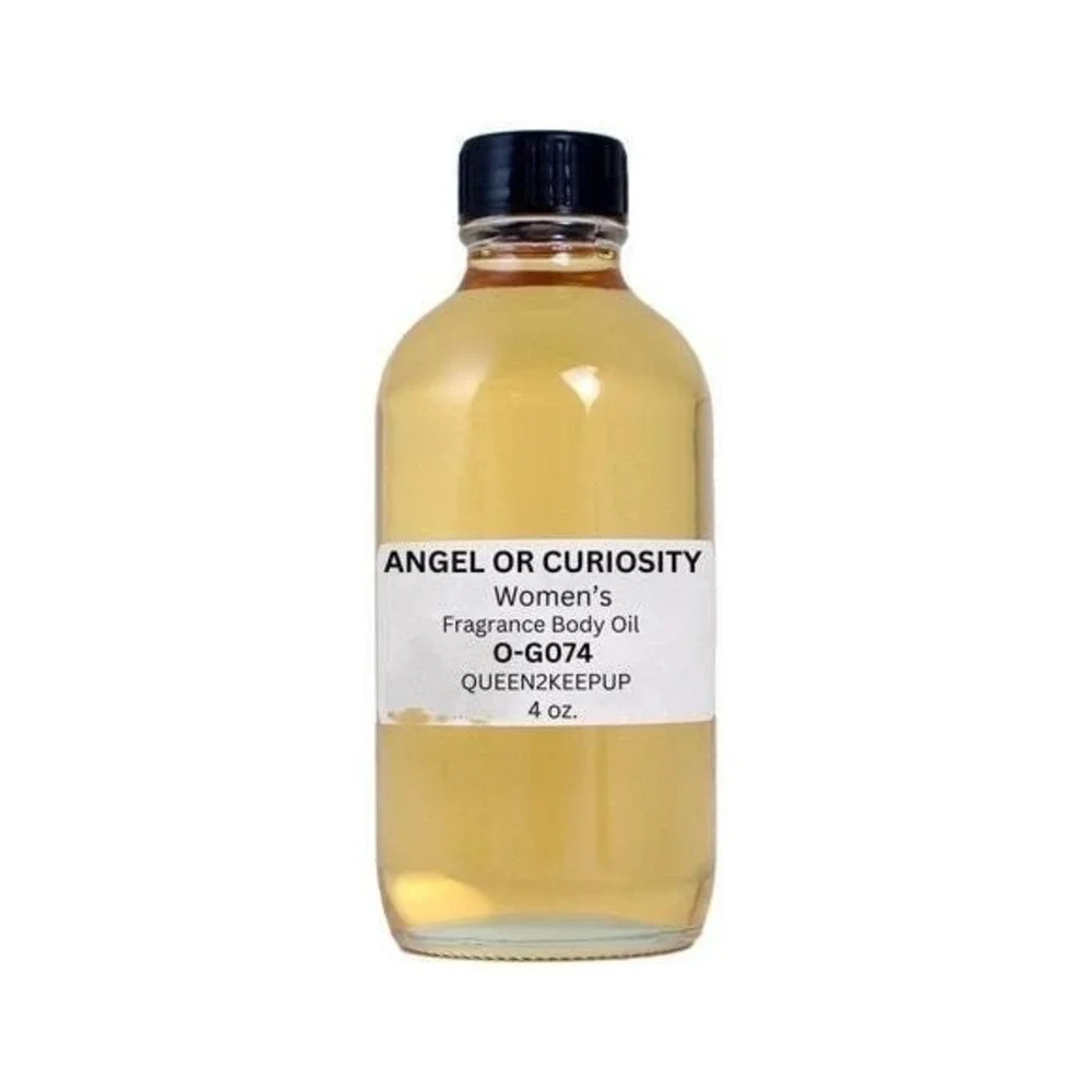 Angel or Curiosity Women's Body Oil 4 oz Fragrance All Natural Scent